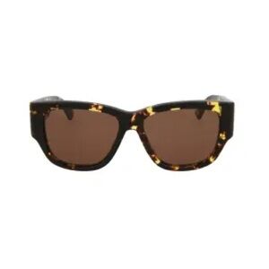 BOTTEGA VENETA Square Sunglasses with Brown Lenses